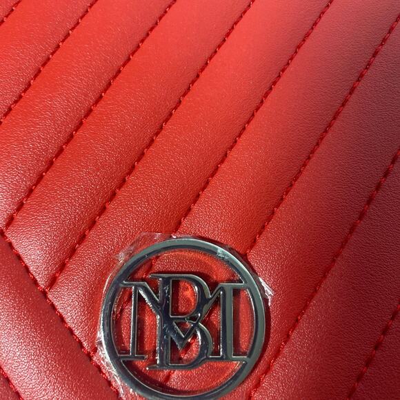 Bagley Mischka Studio Crossbody Red Vegan Leather Handbag - Picture 8 of 8